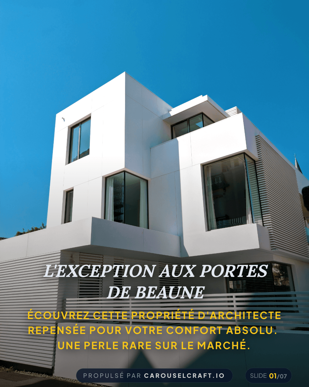 Slide 1 - Agent immobilier / promoteur
