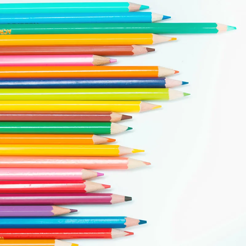 Sélection de couleurs vives pour illustrer l'A/B test visuel de vos carrousels