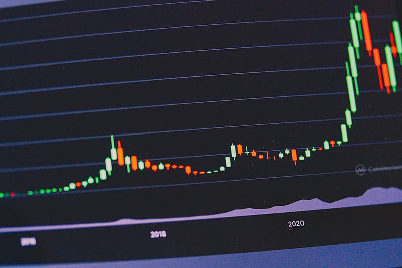 Graphique dynamique et coloré représentant la data visualisation moderne