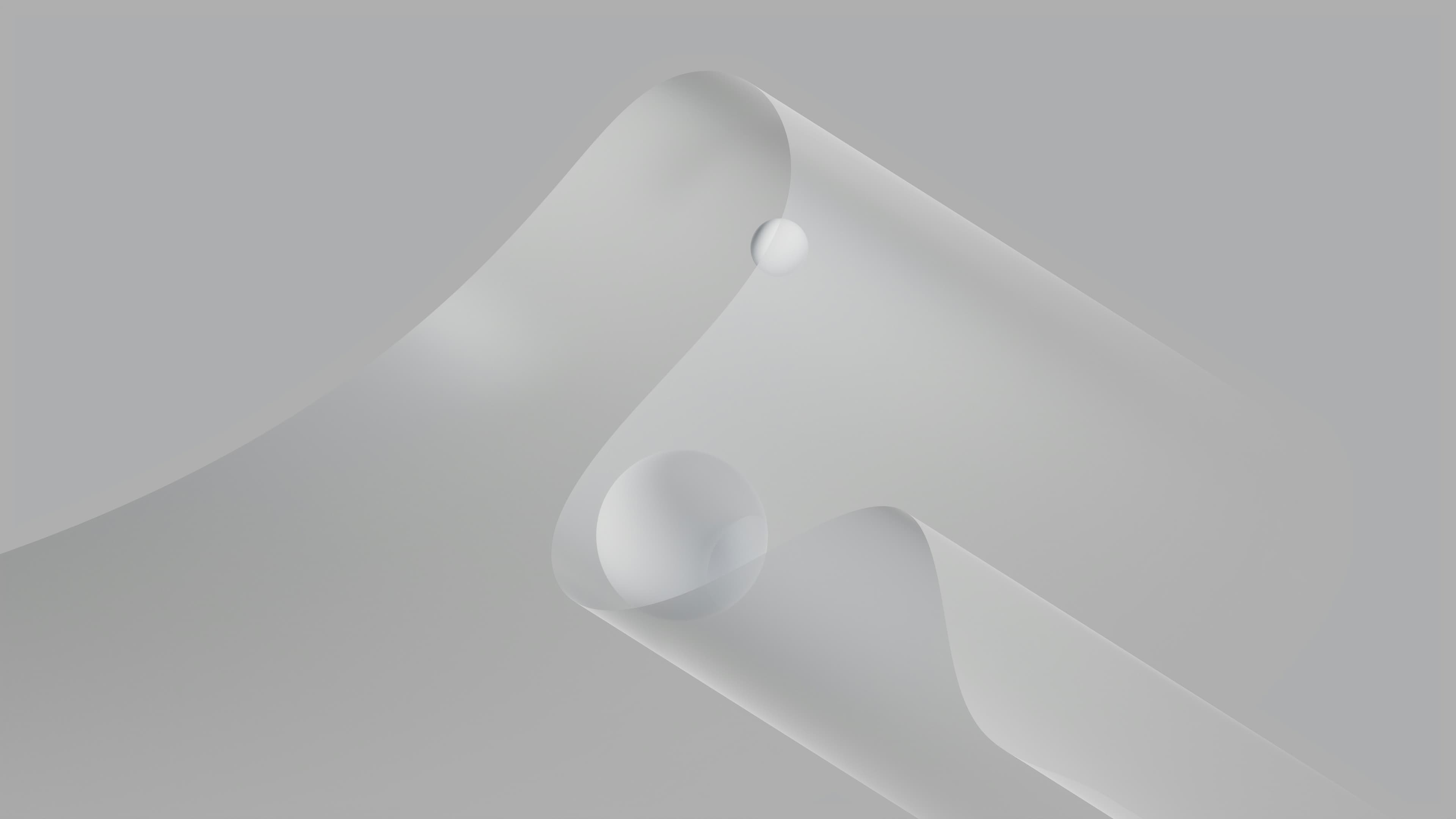 Formes fluides et abstraites créant un design minimaliste