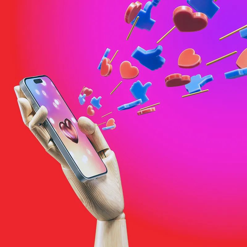 Smartphone affichant des notifications de réseaux sociaux, illustrant le mirage de l'engagement facile