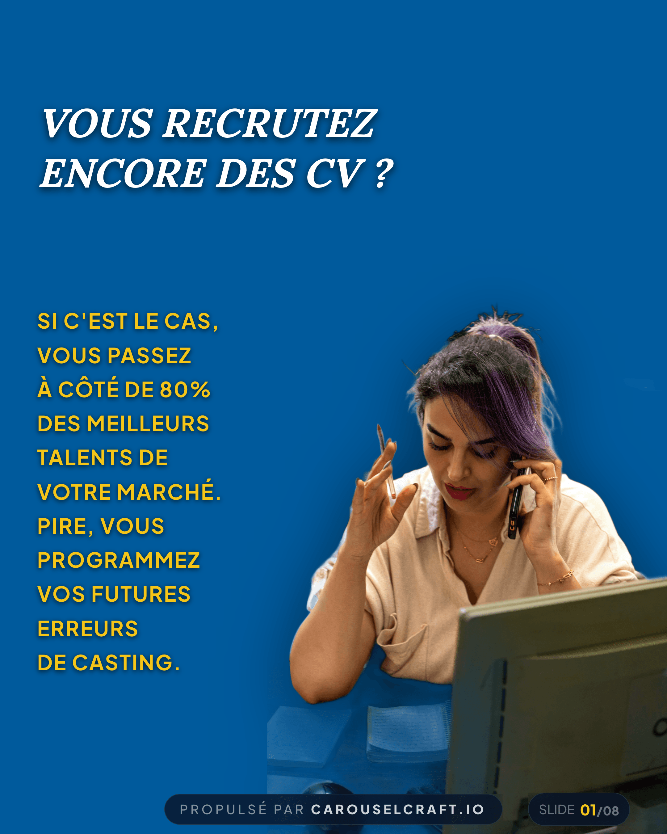 Slide 1 - Recruteur / Agence d'intérim
